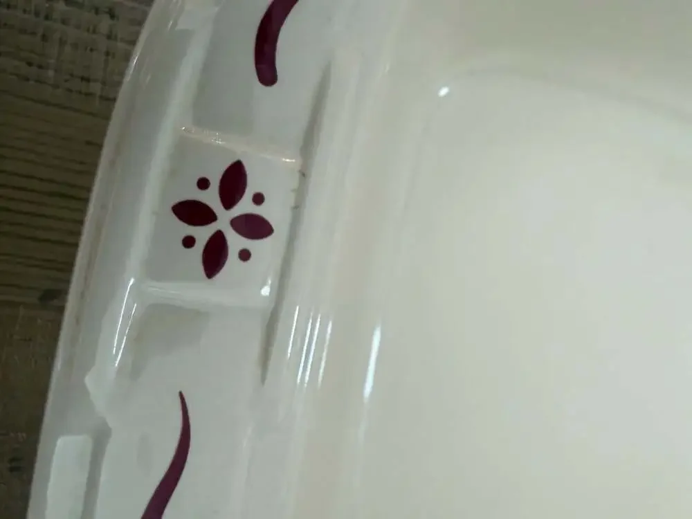 Longaberger white glazed